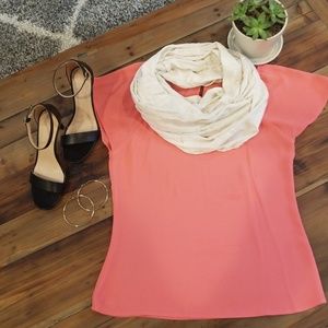 Express coral blouse